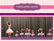 Tablet Screenshot of fusionfitnessanddance.com